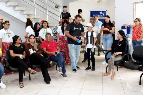 Servidores participam de palestra sobre saúde mental e prevenção do suicídio promovida pela Semias