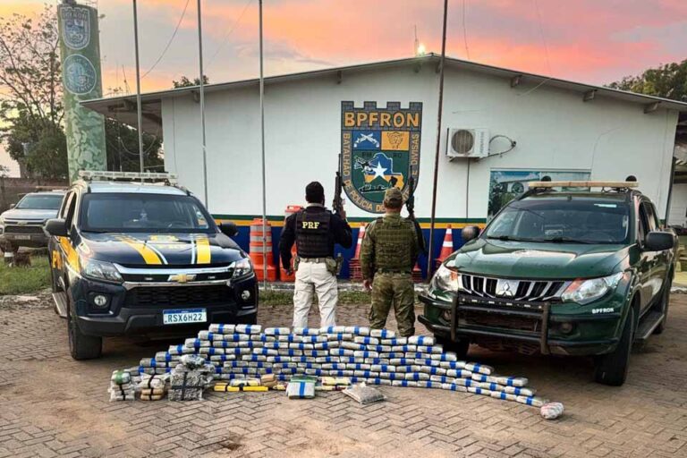 Operação Protetor das Divisas e Fronteiras resulta em apreensão de drogas na BR-364 em Porto Velho