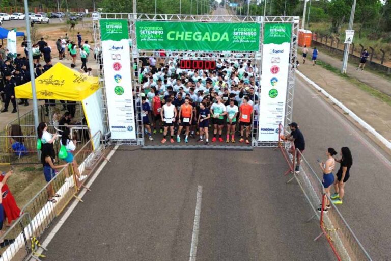 Corrida Setembro Cinza mobiliza população em Porto Velho com esporte e educação ambiental
