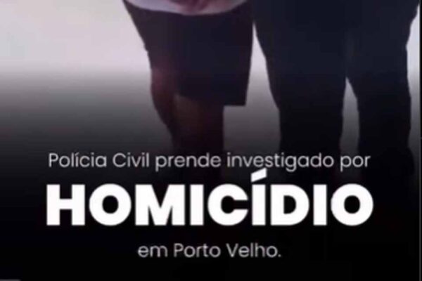 Polícia Civil prende suspeito de homicídio em Porto Velho