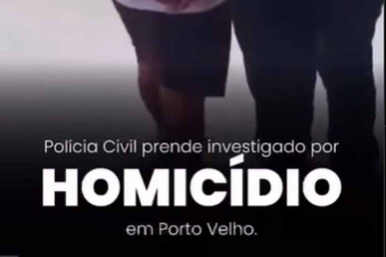 Polícia Civil prende suspeito de homicídio em Porto Velho