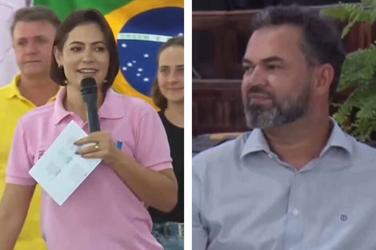 Michelle Bolsonaro em Rondônia fala sobre Bruno Scheid: "Nosso pré-candidato ao Senado”