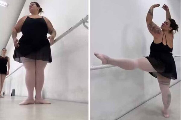 Thais Carla retoma aulas de balé após perder mais de 50 quilos
