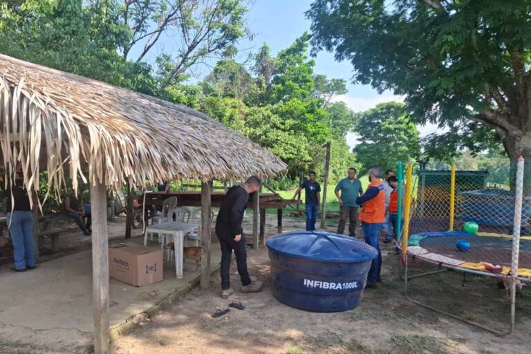 Prefeitura de Porto Velho leva água potável à comunidade de Bom Jardim