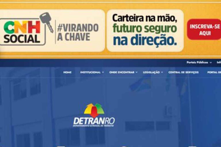 Lista da segunda chamada do CNH Social será publicada no portal do Detran-RO nesta terça-feira