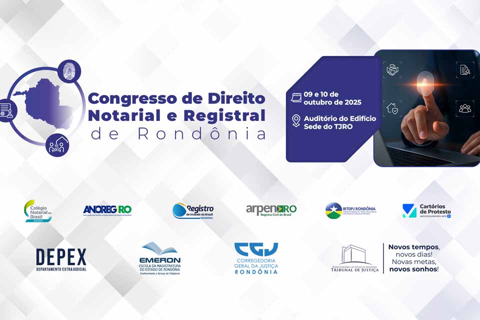 <div style="
                font-size: 18px;
                font-weight: bold;
                color: #0073aa;
                margin-bottom: 5px;
                text-transform: uppercase;
            ">CONGRESSO TJRO</div>Congresso de Direito Notarial e Registral abre inscrições ao público externo