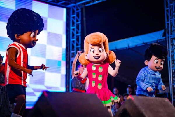 Show do grupo 3 Palavrinhas celebra os 111 anos de Porto Velho com grande público no Complexo Madeira-Mamoré