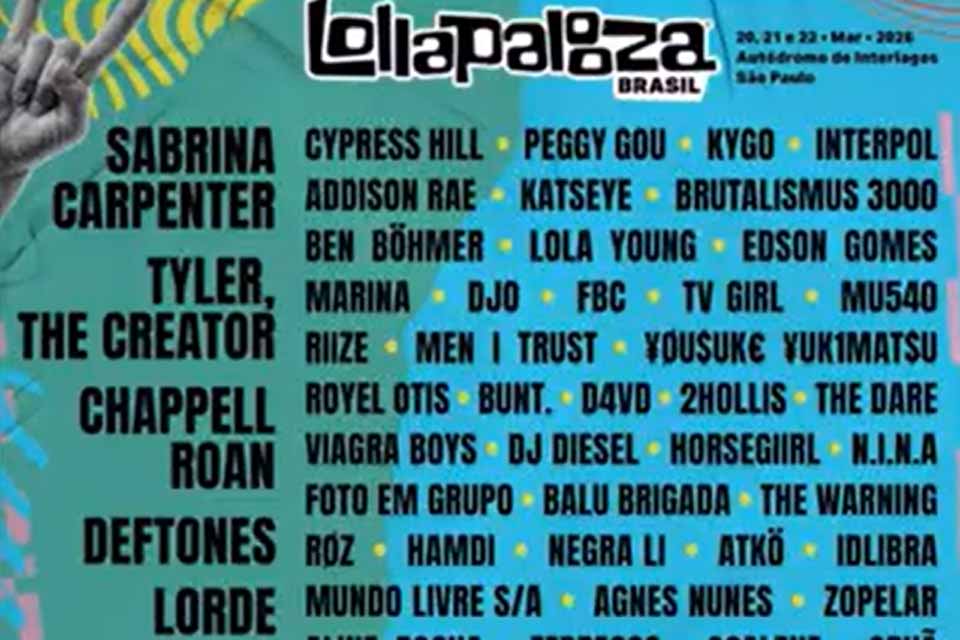 <div style="
                font-size: 18px;
                font-weight: bold;
                color: #0073aa;
                margin-bottom: 5px;
                text-transform: uppercase;
            ">FESTIVAL DE MúSICA</div>Lollapalooza 2026 divulga programação diária e inicia venda de ingressos