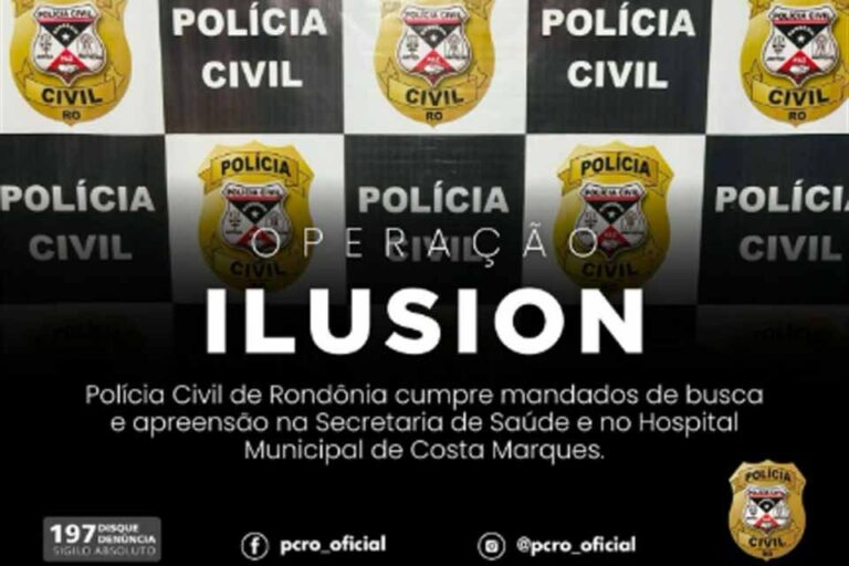Polícia Civil realiza buscas na Secretaria de Saúde e no Hospital de Costa Marques