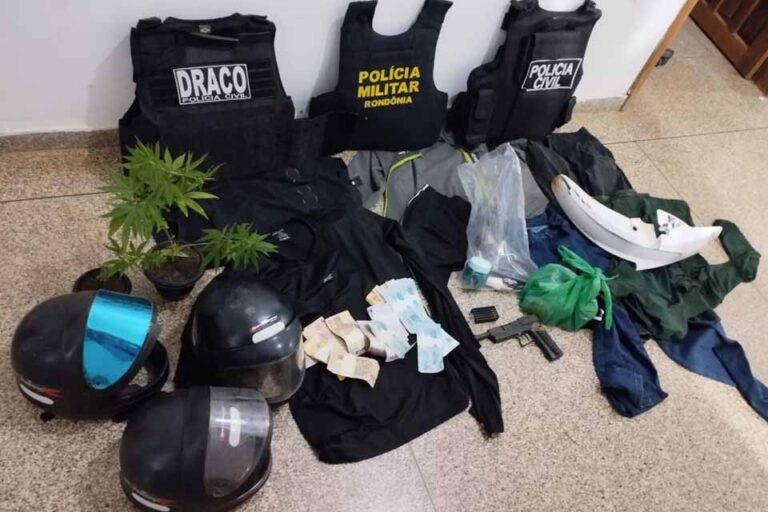 Polícia Militar participa de operação que prende suspeitos de incendiar provedores em Theobroma e Jaru