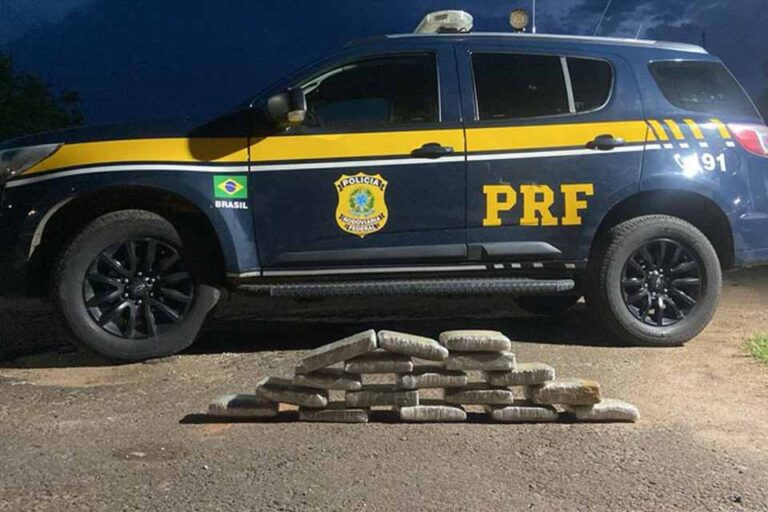 PRF apreende 17,85 kg de maconha durante fiscalização em Porto Velho