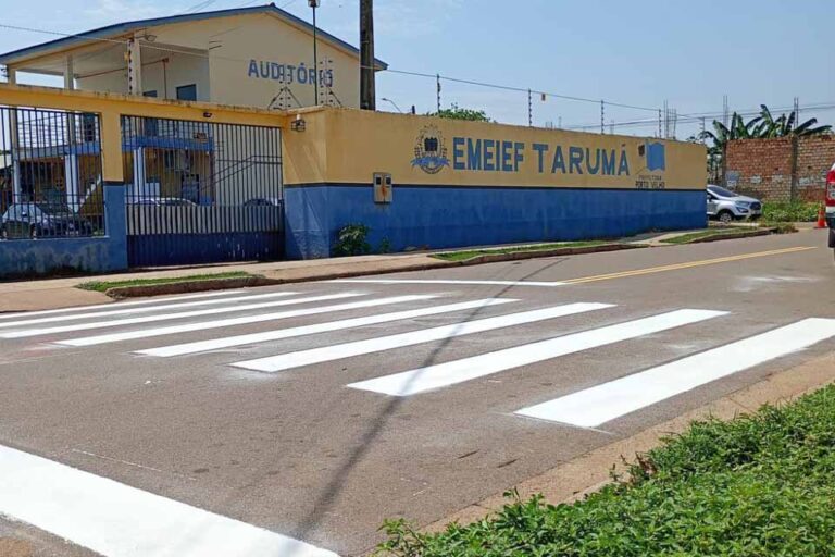 Semtran reforça modernização da sinalização viária em Porto Velho