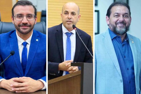 Ribeiro do Sinpol, Ismael Crispim e Laerte Gomes lideram corrida para deputado estadual em Rondônia