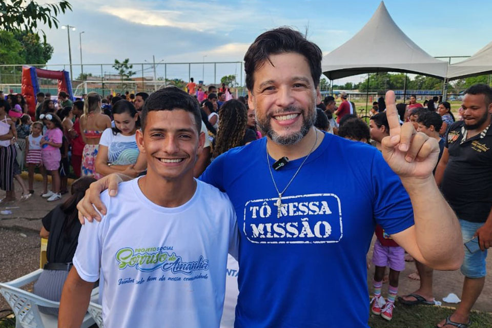 <div style="
                font-size: 18px;
                font-weight: bold;
                color: #0073aa;
                margin-bottom: 5px;
                text-transform: uppercase;
            ">EVENTO COMUNITáRIO</div>Deputado Delegado Camargo participa de comemoração do Dia das Crianças em Porto Velho