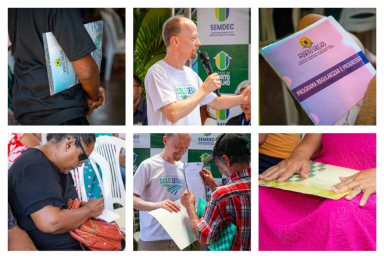Corregedoria participa de solenidade de entrega de títulos de propriedade em Porto Velho