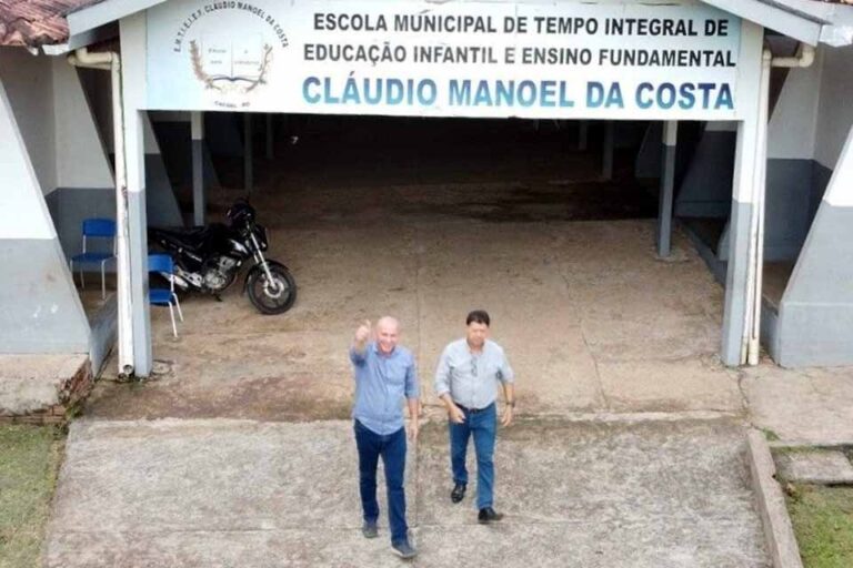 Escola Cláudio Manoel da Costa, em Cacoal, passará por reforma com recursos de Ezequiel Neiva