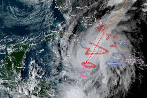 Furacão Melissa chega à Jamaica com ventos próximos de 300 km/h e governo amplia evacuações