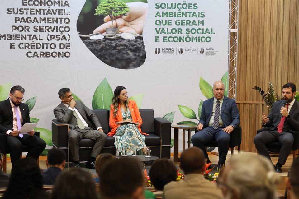 <div style="
                font-size: 18px;
                font-weight: bold;
                color: #0073aa;
                margin-bottom: 5px;
                text-transform: uppercase;
            ">ECONOMIA SUSTENTáVEL</div>MPRO realiza seminário sobre Pagamento por Serviços Ambientais e Crédito de Carbono em Porto Velho