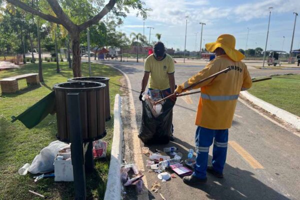 Prefeitura mantém limpeza no Parque da Cidade durante programação Cidade Alegria