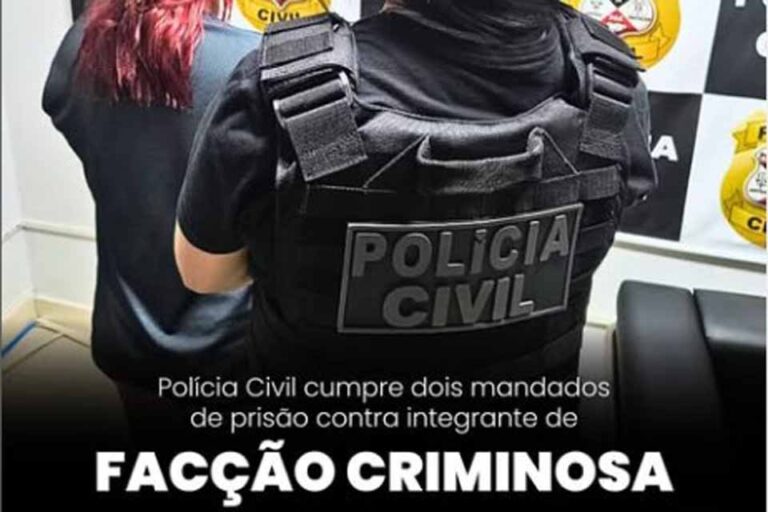 Mulher condenada por tráfico e roubo é presa em ação da Polícia Civil em Porto Velho