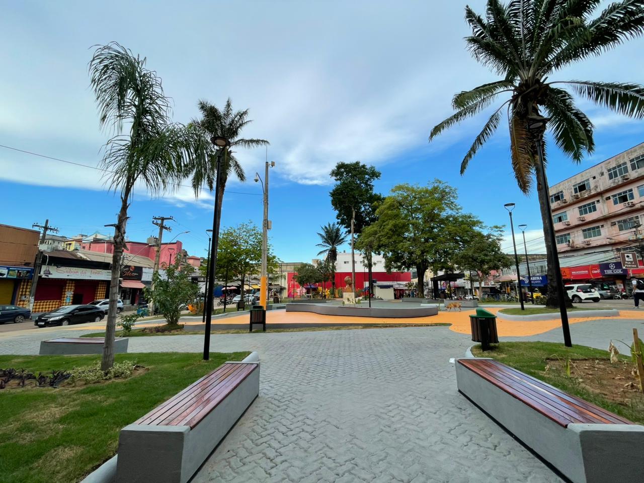 Praça Jonathas Pedrosa volta a integrar rotina de Porto Velho após revitalização