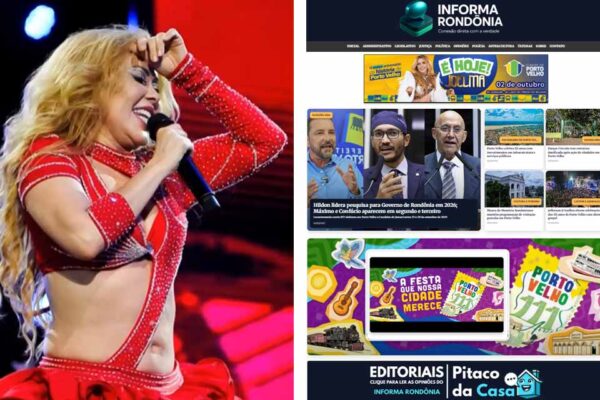 Informa Rondônia transmite ao vivo as festividades dos 111 anos de Porto Velho; Joelma se apresenta nesta quinta-feira