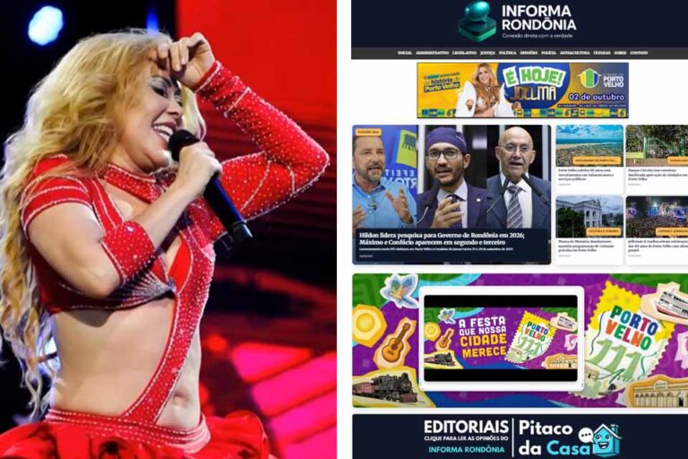 Informa Rondônia transmite ao vivo as festividades dos 111 anos de Porto Velho; Joelma se apresenta nesta quinta-feira