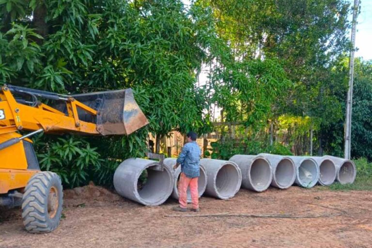Instalação de 24 manilhas reforça ações do Governo de Rondônia em Extrema antes do período chuvoso