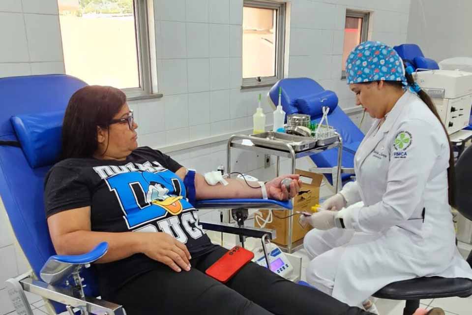 Ação especial para incentivar doação de sangue será realizada nesta quarta-feira na Fhemeron