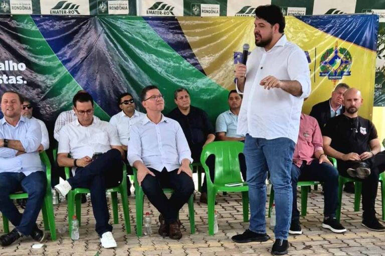 Jean Oliveira participa da inauguração da nova sede da Emater-RO em Rolim de Moura