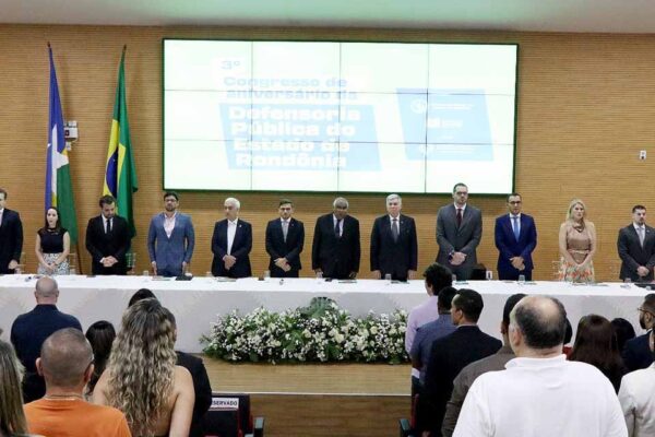 MPRO integra solenidade de abertura do 3º Congresso de aniversário da Defensoria Pública