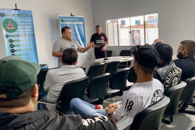 USF Três Marias promove encontro do Novembro Azul com motociclistas