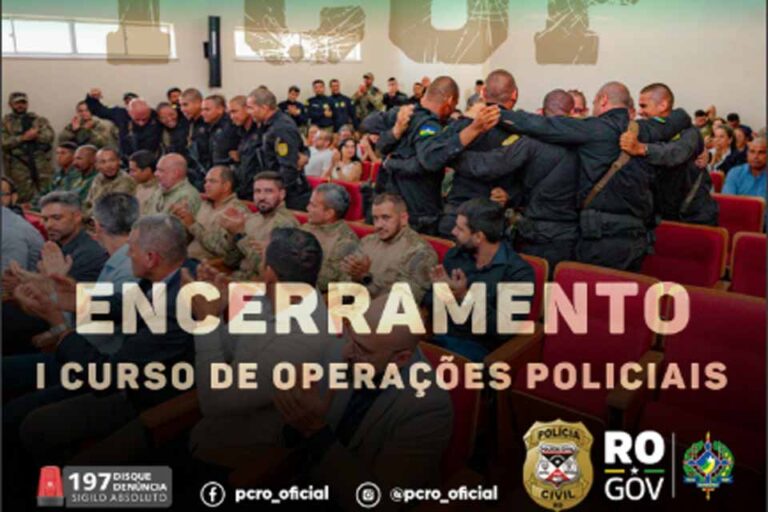 Polícia Civil encerra primeira edição do Curso de Operações Policiais em Rondônia