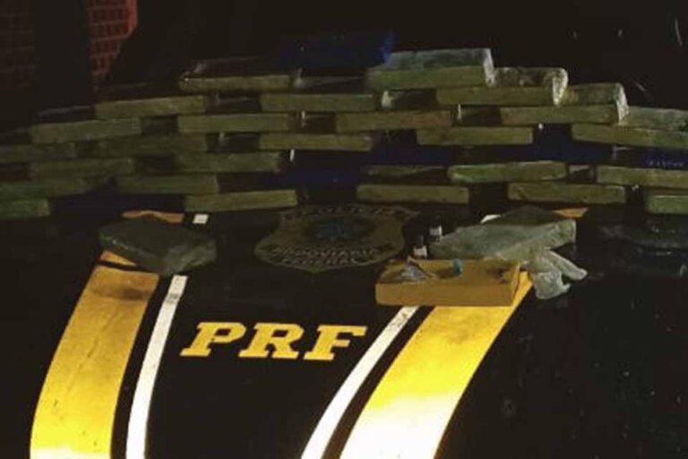 PRF apreende 34 quilos de cocaína e prende motorista na BR-364, em Porto Velho