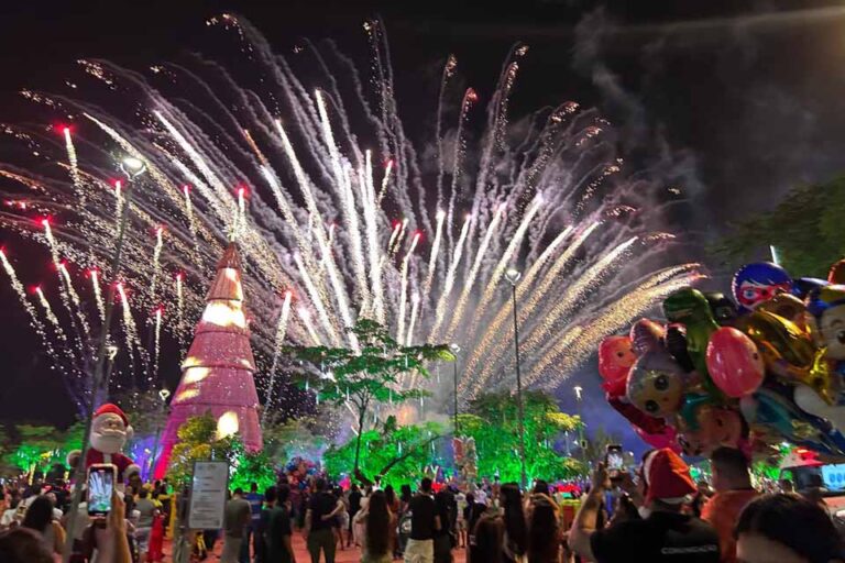 Porto Velho Luz reúne público na abertura da programação natalina no Parque da Cidade