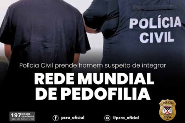 Polícia Civil prende jovem investigado por integrar rede internacional de pedofilia em Porto Velho