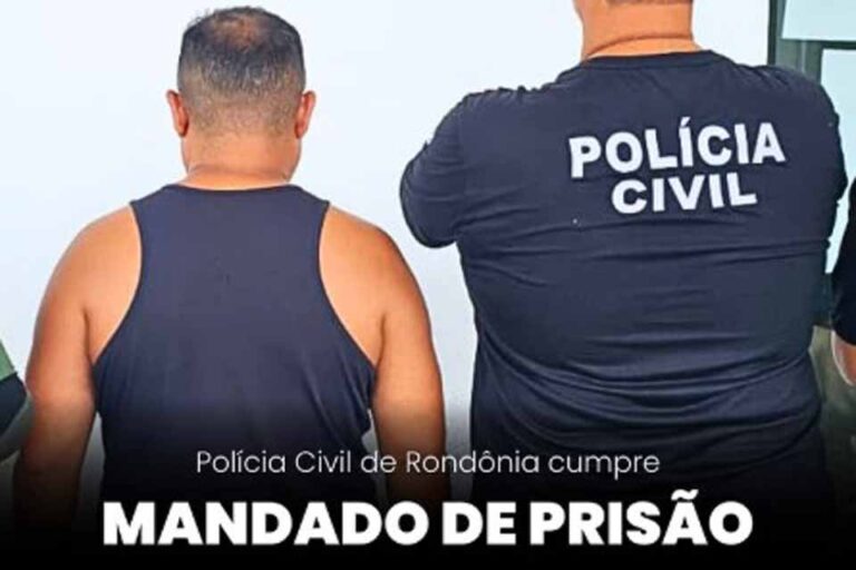 Polícia Civil prende condenado por determinação da Vara de Crimes Contra Crianças e Adolescentes