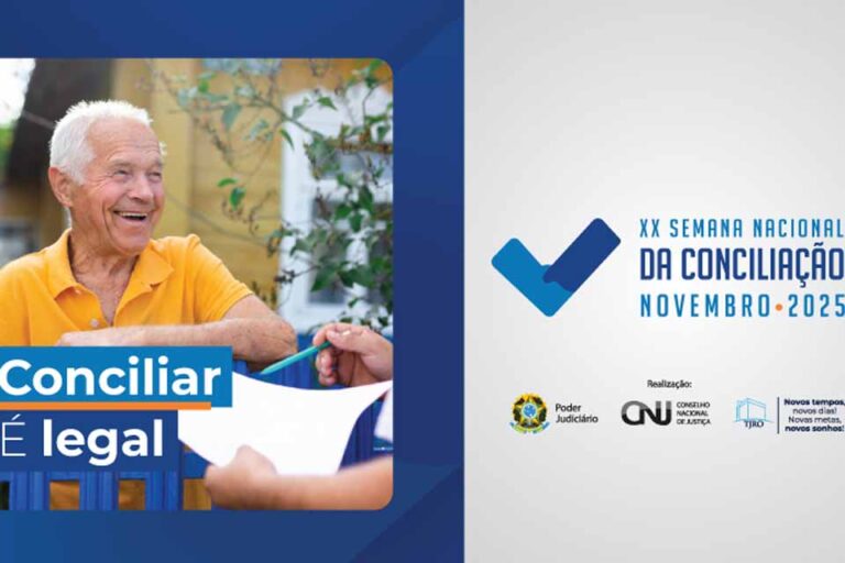 Semana Nacional da Conciliação mobiliza tribunais em Rondônia até sexta-feira