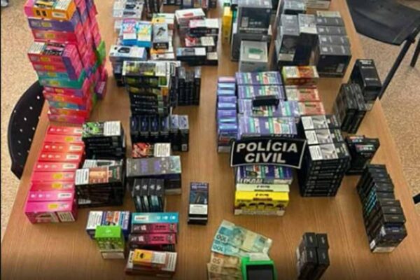 Operação VAPE resulta na apreensão de 547 dispositivos eletrônicos em Espigão do Oeste