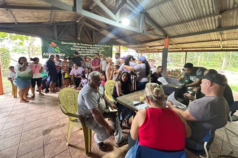 Semagric realiza mutirão de emissão do CAF na zona rural de Porto Velho