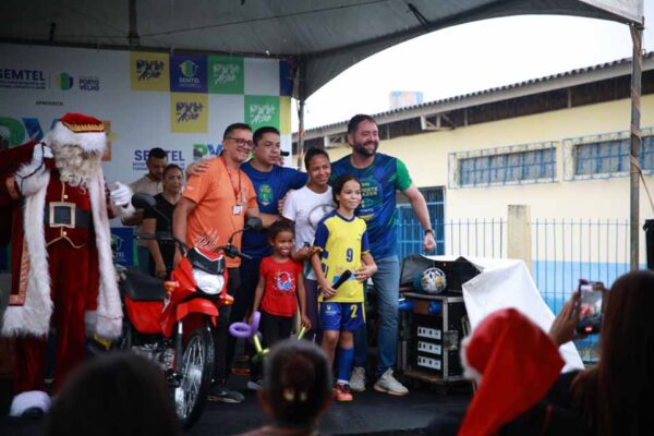 Vila Olímpica encerra semestre esportivo da Semtel com atividades e sorteios em Porto Velho