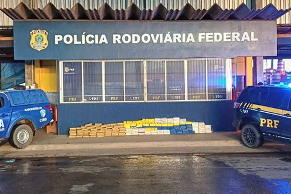 Ação integrada apreende 338 quilos de drogas na BR-421 em Rondônia e prende mulher em flagrante