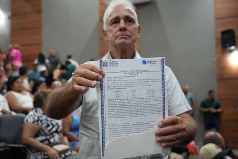 Porto Velho conclui 2025 com mais de 2 mil escrituras entregues e anuncia nova entrega neste sábado
