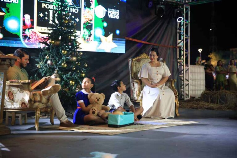 Natal de Luz mantém programação no Parque da Cidade e reúne público na noite de 25 de dezembro em Porto Velho