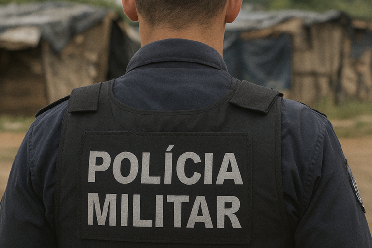 Polícia Militar apoia ação do Creas durante desocupação de área pública em Cacoal
