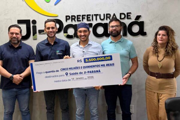Mais de R$ 5,5 milhões são destinados à saúde de Ji-Paraná por emendas de Fernando Máximo