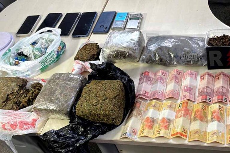 Polícia Militar apreende mais de 3 kg de drogas e conduz suspeitos por tráfico em Ji-Paraná