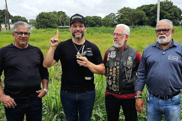 Delegado Camargo viabiliza terreno e garante R$ 500 mil para sede da Associação de Motociclistas em Porto Velho