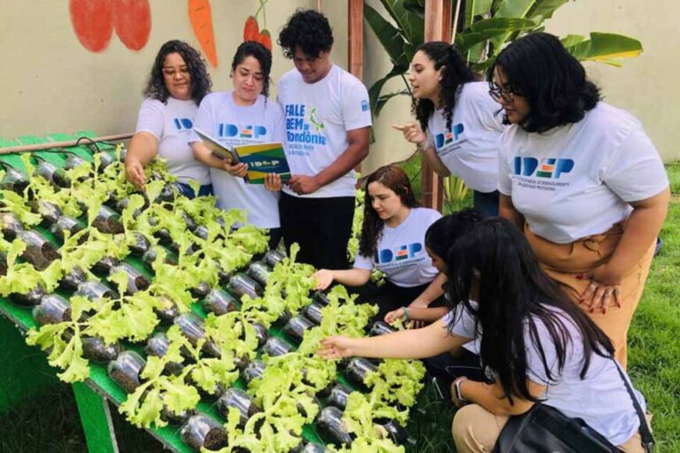 Idep amplia educação profissional com foco em empreendedorismo sustentável e projetos de hidroponia em Rondônia