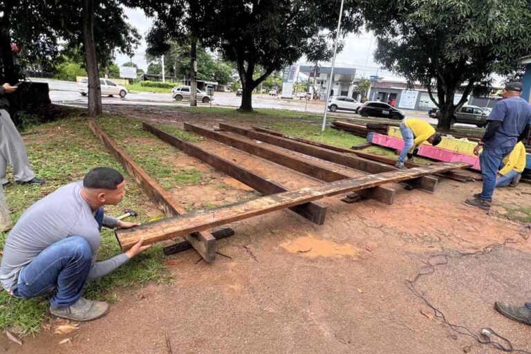 Ponte de madeira de sete metros será instalada no Skate Parque de Porto Velho